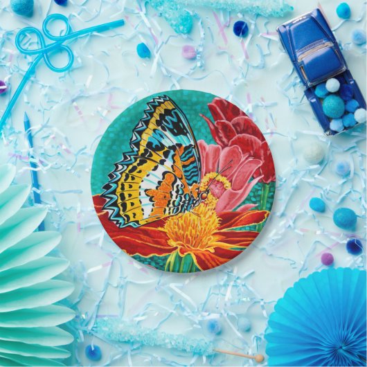 Poised Butterfly I Pappteller (Party)