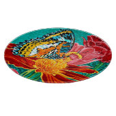 Poised Butterfly I Schneidebrett (Ecke)