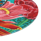 Poised Butterfly I Schneidebrett (Ecke)