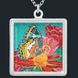 Poised Butterfly I Versilberte Kette<br><div class="desc">Schmetterlinge und Insekten</div>