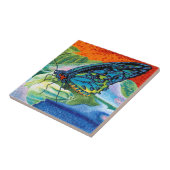 Poised Butterfly II Fliese (Seite)