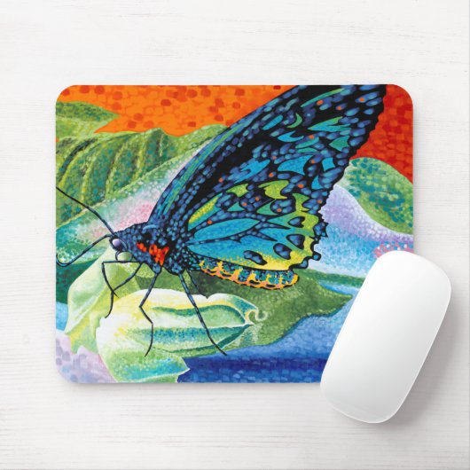 Poised Butterfly II Mousepad (Mit Mouse)