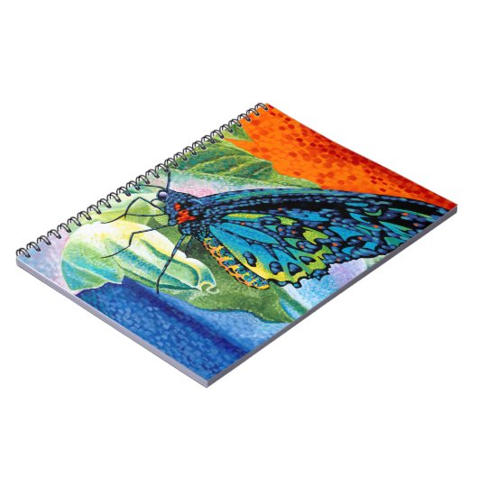 Poised Butterfly II Notizblock (Linke Seite)