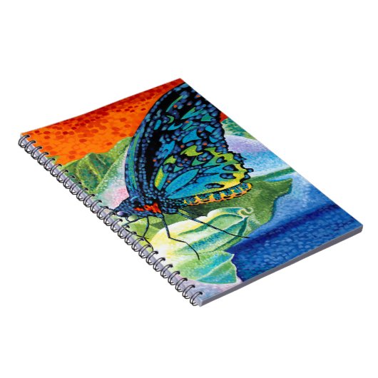 Poised Butterfly II Notizblock (Rechte Seite)