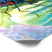 Poised Butterfly II Poster (Ecke)