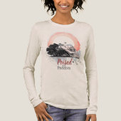 Poised Not Passive Ballet Enso Minimalist Ballet Tri-Blend Shirt (Vorderseite)