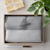 Poised Pencil Ballerina Decoupage Seidenpapier (Geschenk)