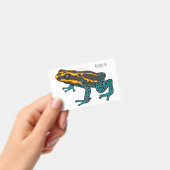 Poison dart frog cartoon illustration ausweis (Handheld)