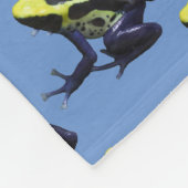 Poison Dart Frog Fleece Blanket (Ecke)