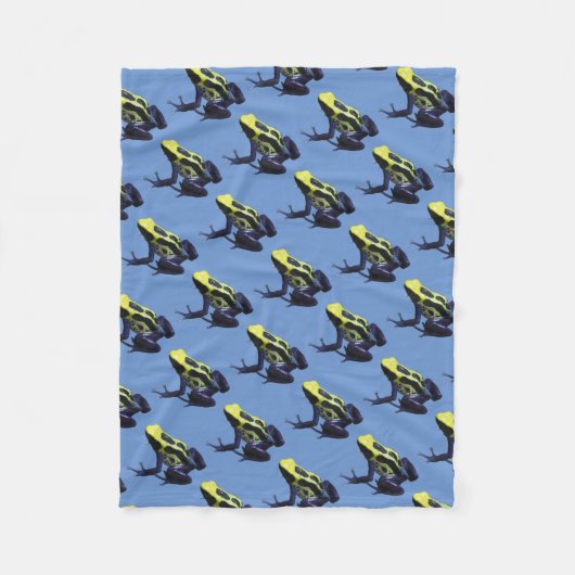 Poison Dart Frog Fleece Blanket (Vorderseite)
