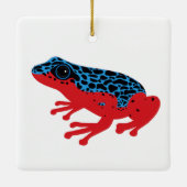 Poison Dart Frog Keramikornament (Rückseite)