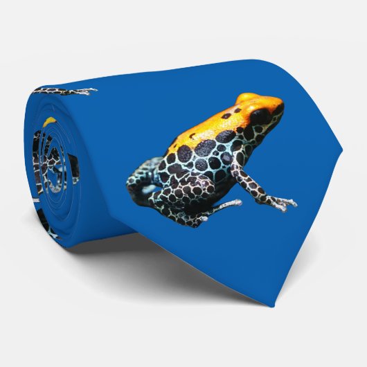 Poison Dart Frog Krawatte (Gerollt)