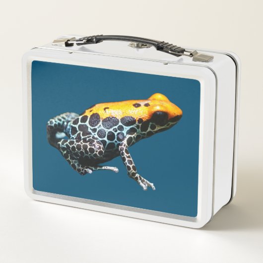 Poison Dart Frog Metall Brotdose (Rückseite)