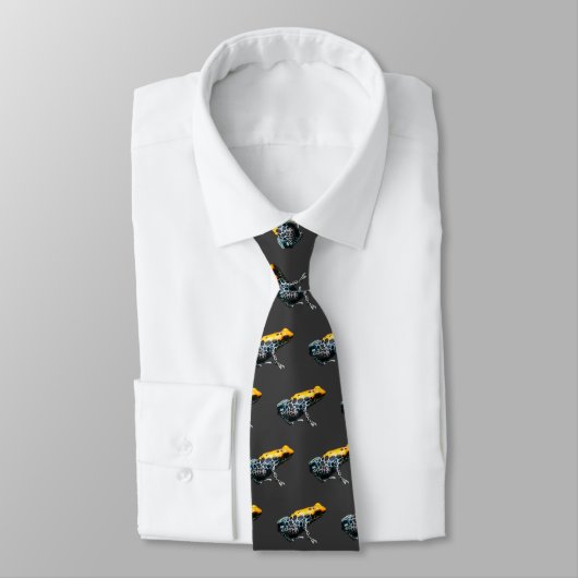 Poison Dart Frog Neck Tie Krawatte (Gebunden)