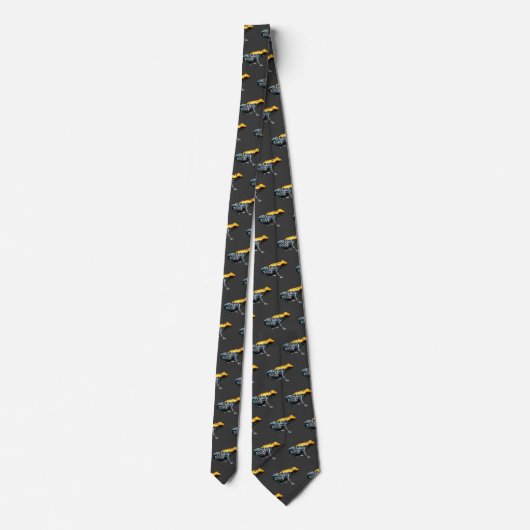 Poison Dart Frog Neck Tie Krawatte (Rückseite)