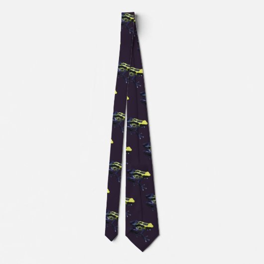 Poison Dart Frog Neck Tie Krawatte (Rückseite)