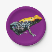 Poison Dart Frog Pappteller (Vorderseite)