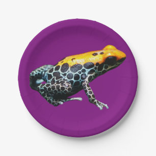 Poison Dart Frog Pappteller