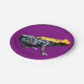 Poison Dart Frog Pappteller (Schrägansicht)