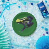 Poison Dart Frog Pappteller (Party)