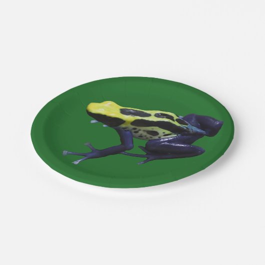 Poison Dart Frog Pappteller (Schrägansicht)