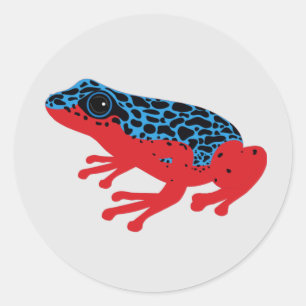 Poison Dart Frog Runder Aufkleber