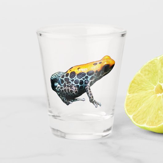 Poison Dart Frog Schnapsglas (Vorderseite)