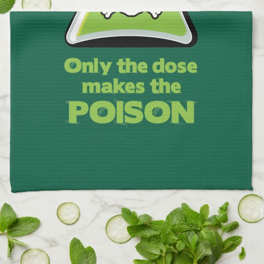 Poison Geschirrtuch (Gefaltet)