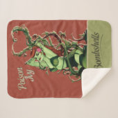 Poison Ivy Bombshell Sherpadecke (Vorderseite (Horizontal))