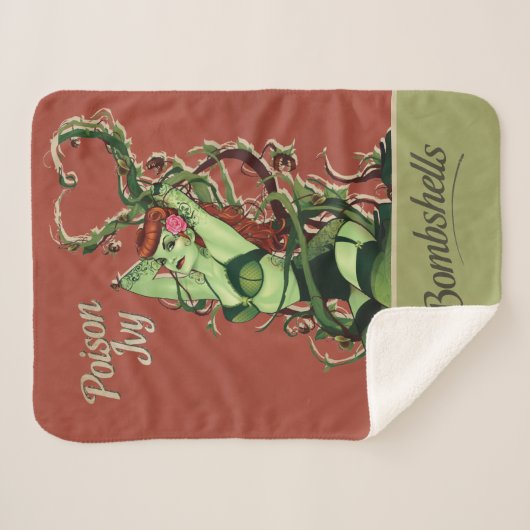 Poison Ivy Bombshell Sherpadecke (Vorderseite (Horizontal))