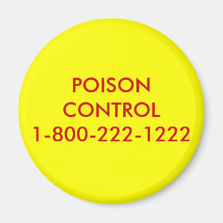 POISON-KONTROLLE1-800-222-1222 MAGNET