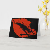 poison lips karte (Gelbe Blume)