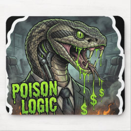 Poison Logic – Lies Profit Snake Politician Mousepad