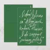 Poisoning Politely Postkarte (Vorne/Hinten)