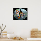 Poissons Volants: Étude I ART PRINT surreal fish Poster (Küche)