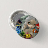"Poissons Volants: " Knopf Bogen-en-Ciel Button (Vorne & Hinten)