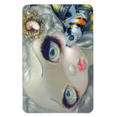 "Poissons Volants: La Coiffure" Flex Magnet (Vertikal)