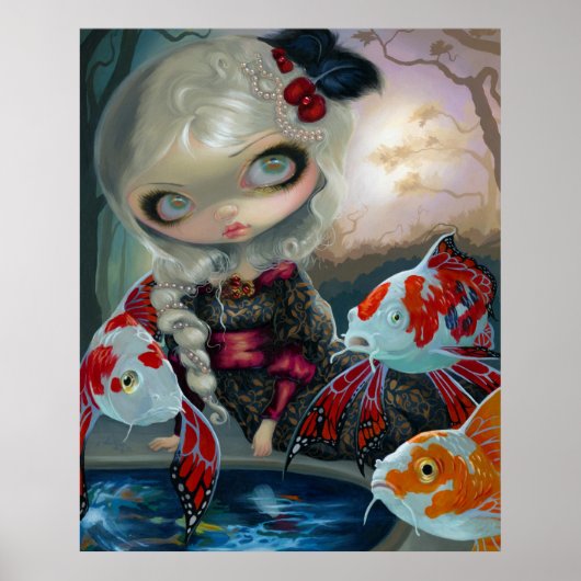 Poissons Volants Le Bassin des Carpes ART DRINT Poster (Vorne)