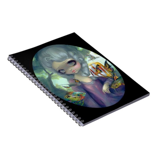 "Poissons Volants: Le Portrait"-Notebook Notizblock (Rechte Seite)