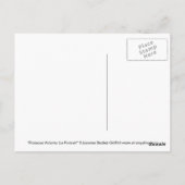 "Poissons Volants: Le Portrait" Postkarte (Rückseite)