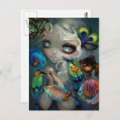 "Poissons Volants: Les Oiseaux" Postkarte (Vorne/Hinten)
