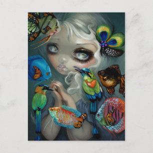 "Poissons Volants:  Les Oiseaux" Postkarte