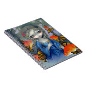 "Poissons Volants: Les Poissons Rouge-" Notizbuch Notizblock (Rechte Seite)