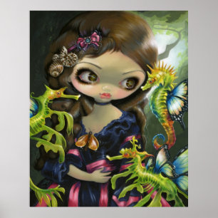 Poissons Volants: L'Hippocampe KUNST-DRUCK Poster