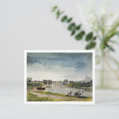 Poissy, von "View on the Seine", graviert von Tho Postkarte (Stehend Vorderseite)