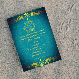 Poite Janeu Upanayanam Hindu Holy Thread Floral Einladung