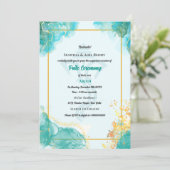 Poite Upanayanam Hindu Holy Thread Janeu Zeremonie Einladung (Stehend Vorderseite)