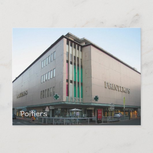 Poitiers Postkarte (Vorderseite)
