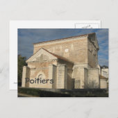 Poitiers Postkarte (Vorne/Hinten)