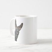 Poitou-Esel Kaffeetasse (Vorderseite Links)